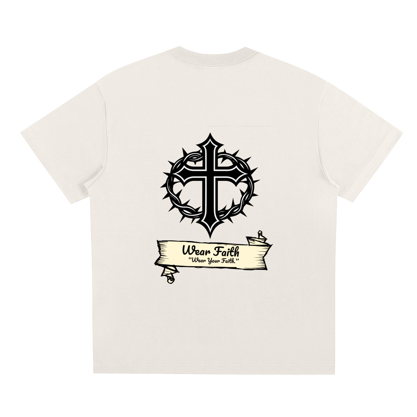Wear Faith thorn & cross Quick-Dry Cooling T-shirt