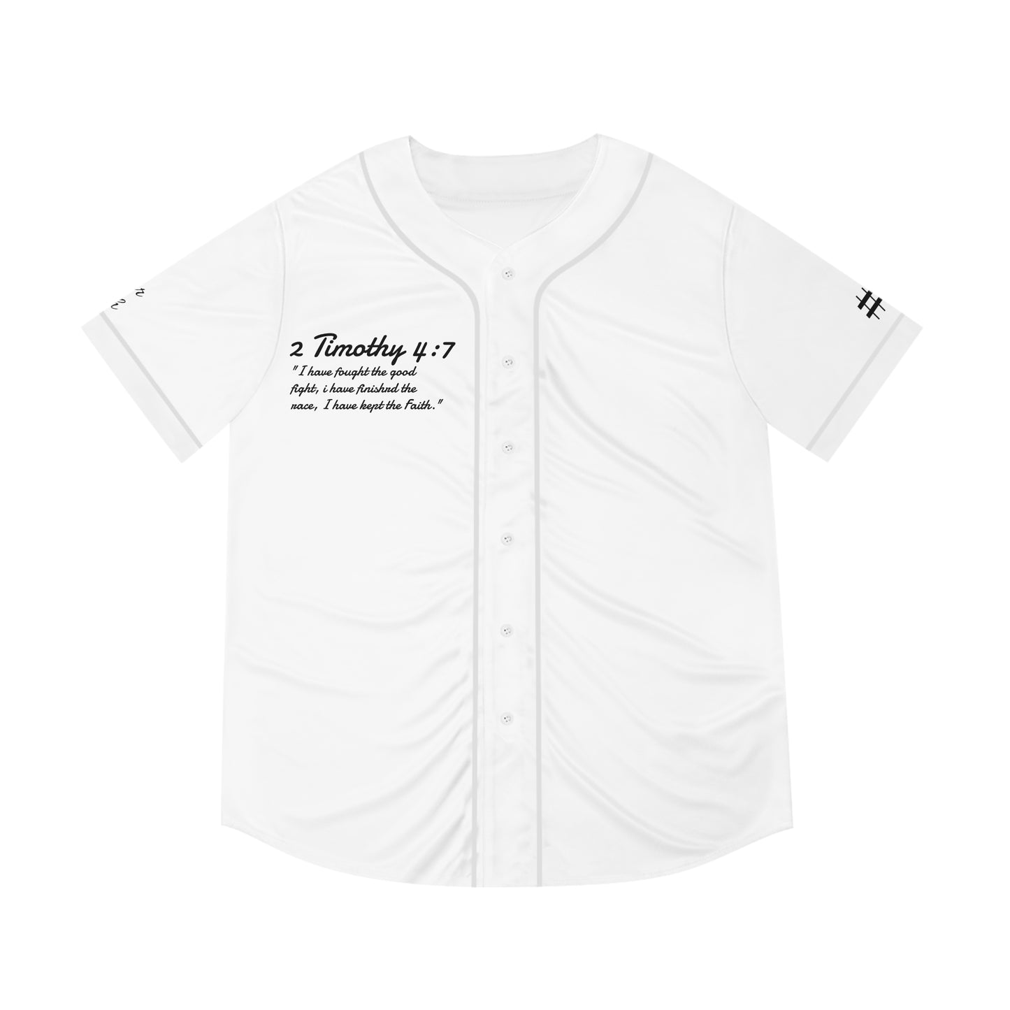 “Wear Faith” Angel wing baseball jersey