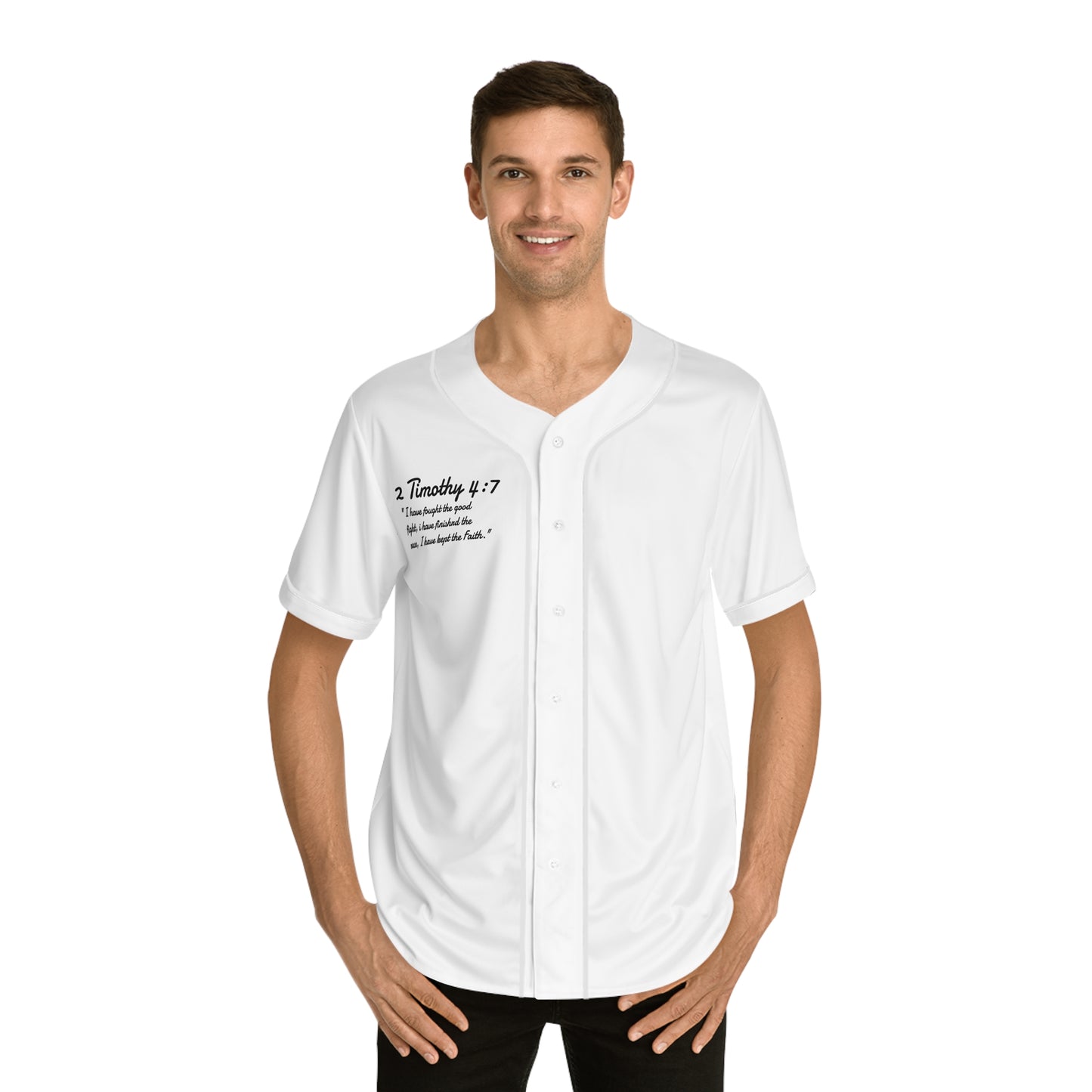 “Wear Faith” Angel wing baseball jersey