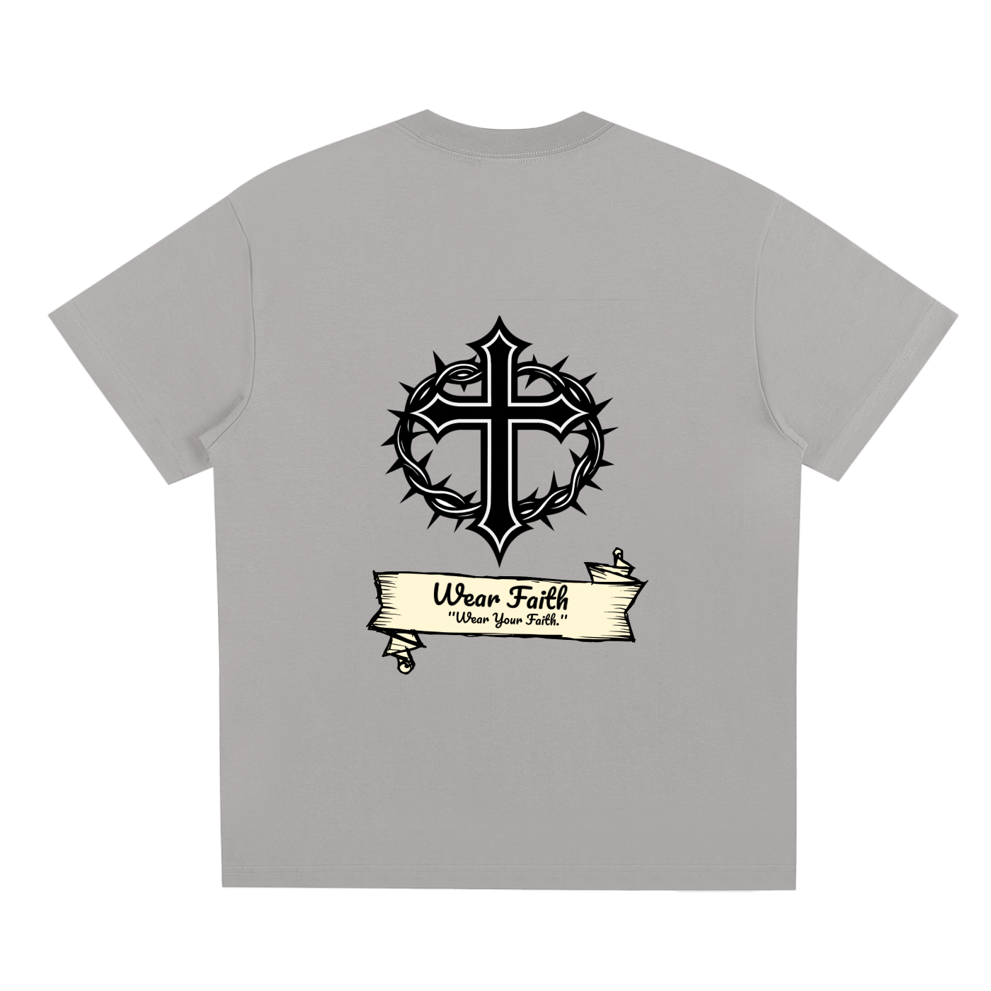 Wear Faith thorn & cross Quick-Dry Cooling T-shirt