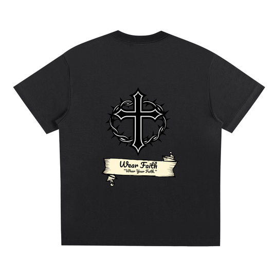 Wear Faith thorn & cross Quick-Dry Cooling T-shirt